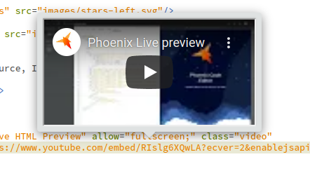 Phoenix code selection view Youtube image